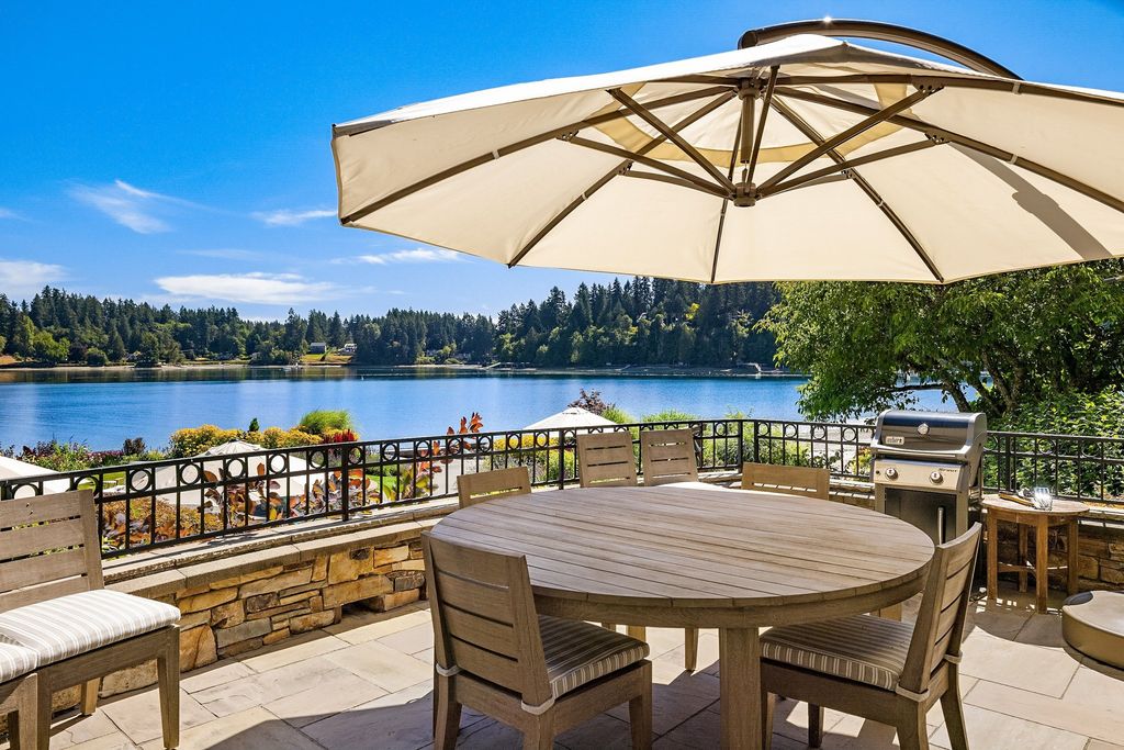 Washington's Coastal Gem: Architectural Masterpiece on White Sand along Manzanita Bay Shoreline, Listed at $7.8 Million