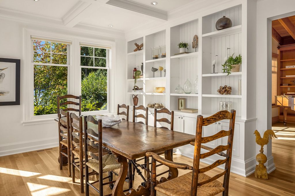 Washington's Coastal Gem: Architectural Masterpiece on White Sand along Manzanita Bay Shoreline, Listed at $7.8 Million