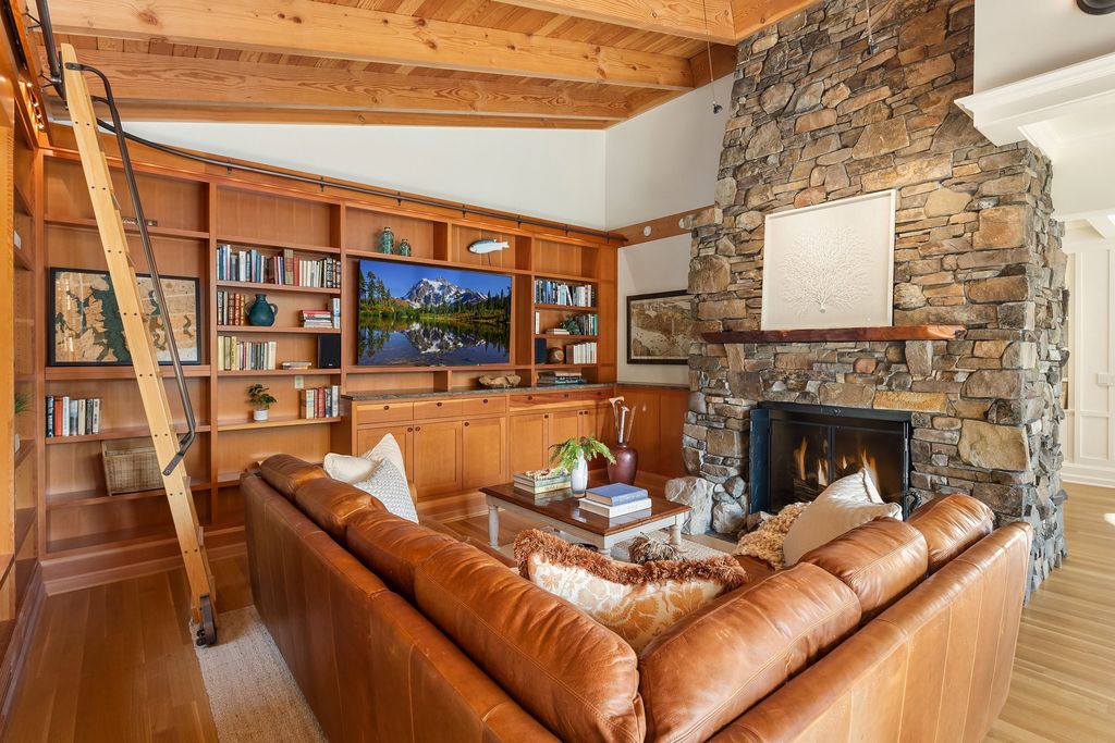 Washington's Coastal Gem: Architectural Masterpiece on White Sand along Manzanita Bay Shoreline, Listed at $7.8 Million