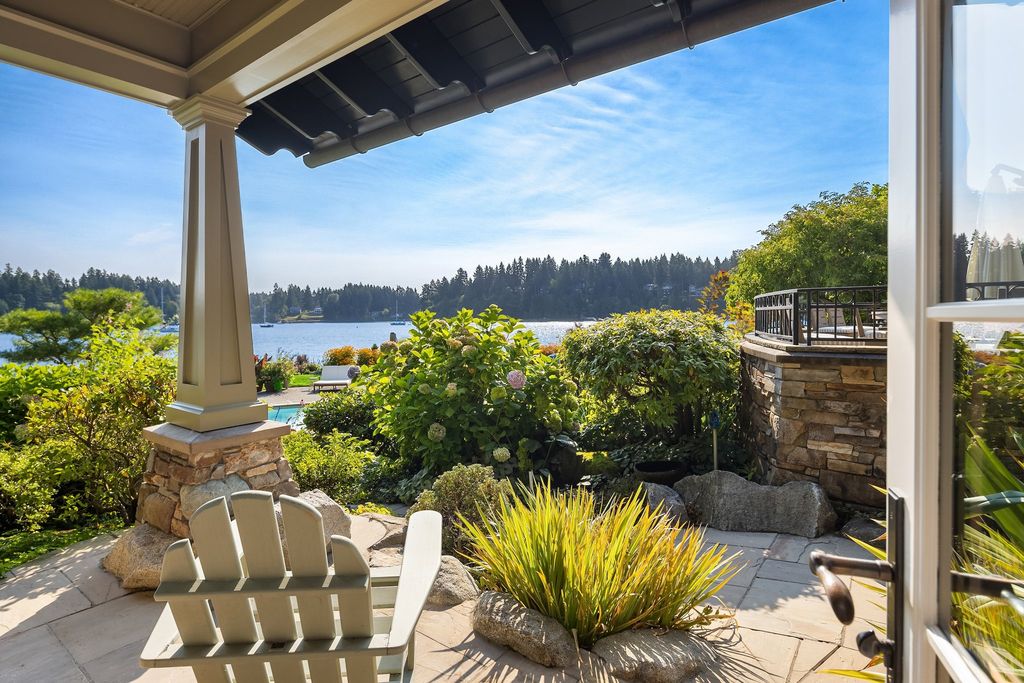 Washington's Coastal Gem: Architectural Masterpiece on White Sand along Manzanita Bay Shoreline, Listed at $7.8 Million