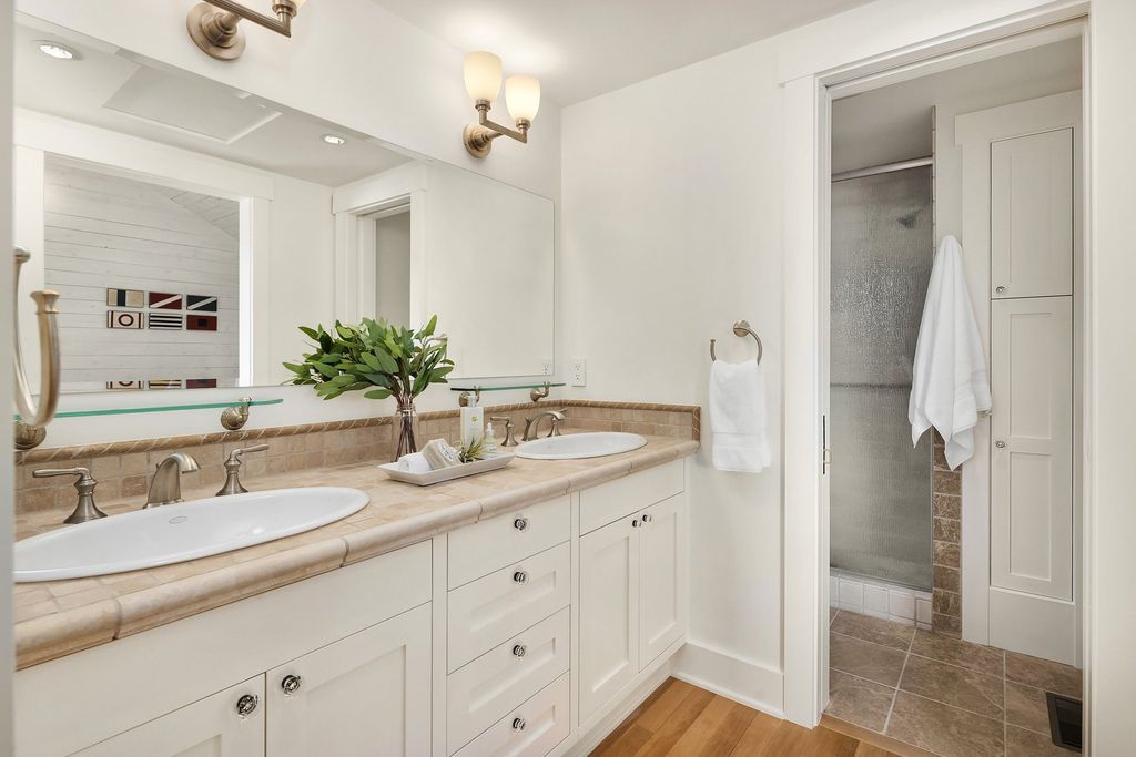 Washington's Coastal Gem: Architectural Masterpiece on White Sand along Manzanita Bay Shoreline, Listed at $7.8 Million