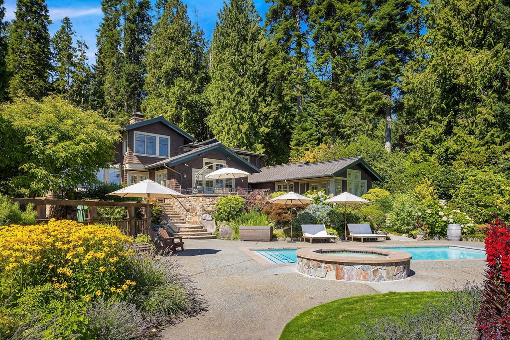 Washington's Coastal Gem: Architectural Masterpiece on White Sand along Manzanita Bay Shoreline, Listed at $7.8 Million