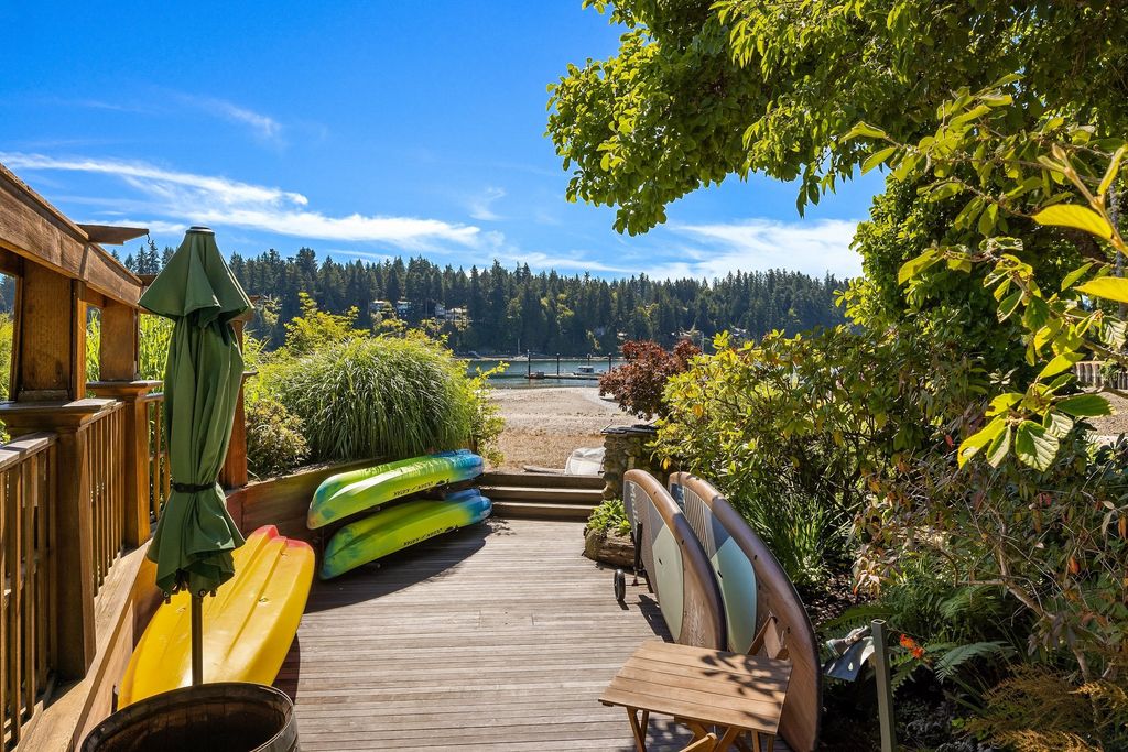 Washington's Coastal Gem: Architectural Masterpiece on White Sand along Manzanita Bay Shoreline, Listed at $7.8 Million