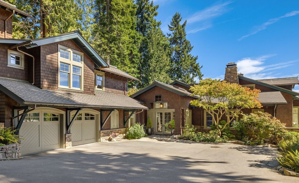 Washington's Coastal Gem: Architectural Masterpiece on White Sand along Manzanita Bay Shoreline, Listed at $7.8 Million
