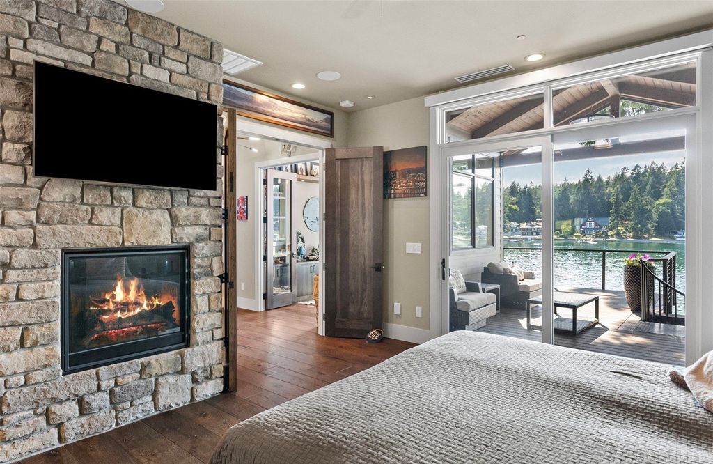 Waterfront Haven with Private Dock and Mountain Views in Gig Harbor, Washington Priced at $5.95 Million
