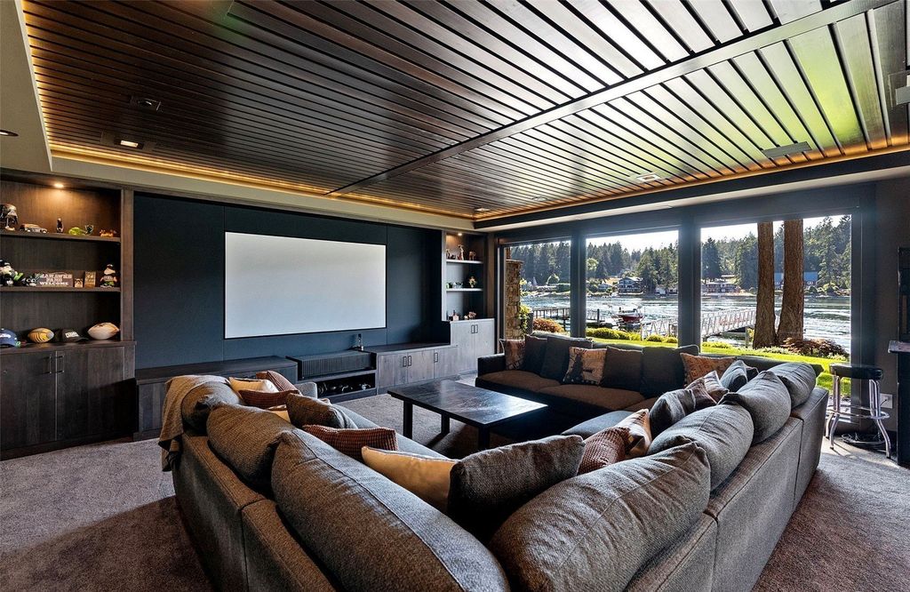 Waterfront Haven with Private Dock and Mountain Views in Gig Harbor, Washington Priced at $5.95 Million