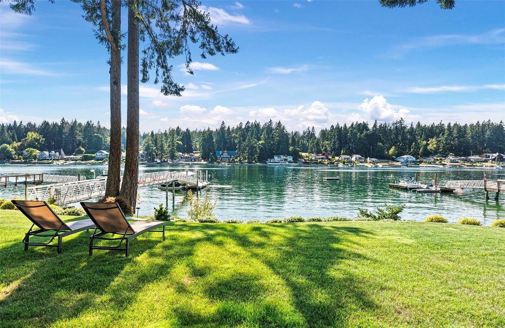 Waterfront Haven with Private Dock and Mountain Views in Gig Harbor, Washington Priced at $5.95 Million