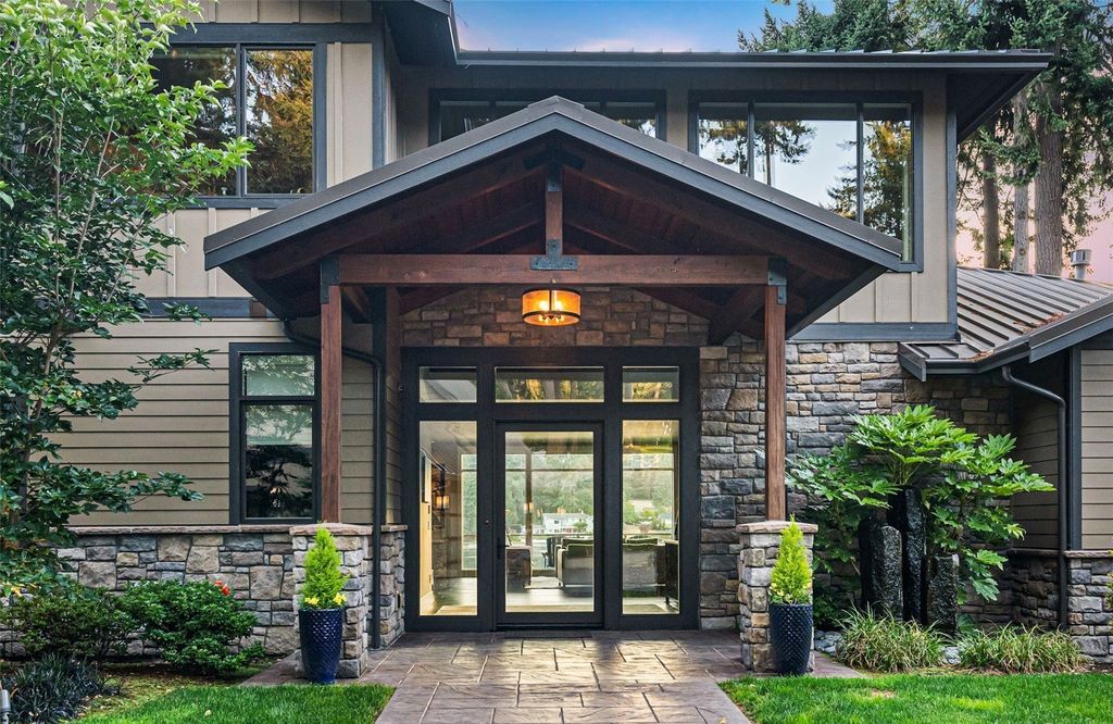 Waterfront Haven with Private Dock and Mountain Views in Gig Harbor, Washington Priced at $5.95 Million