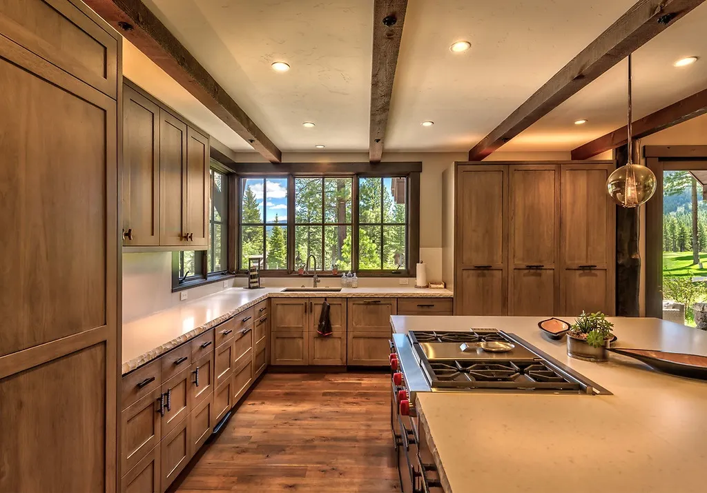 12223 Pete Alvertson Drive Home in Truckee, California. Escape to the serene beauty of Lake Tahoe in this stunning home that offers a fresh perspective on the classic mountain retreat. With a harmonious blend of modern updates and rustic charm, this property is a true gem in one of the most picturesque settings in the world.