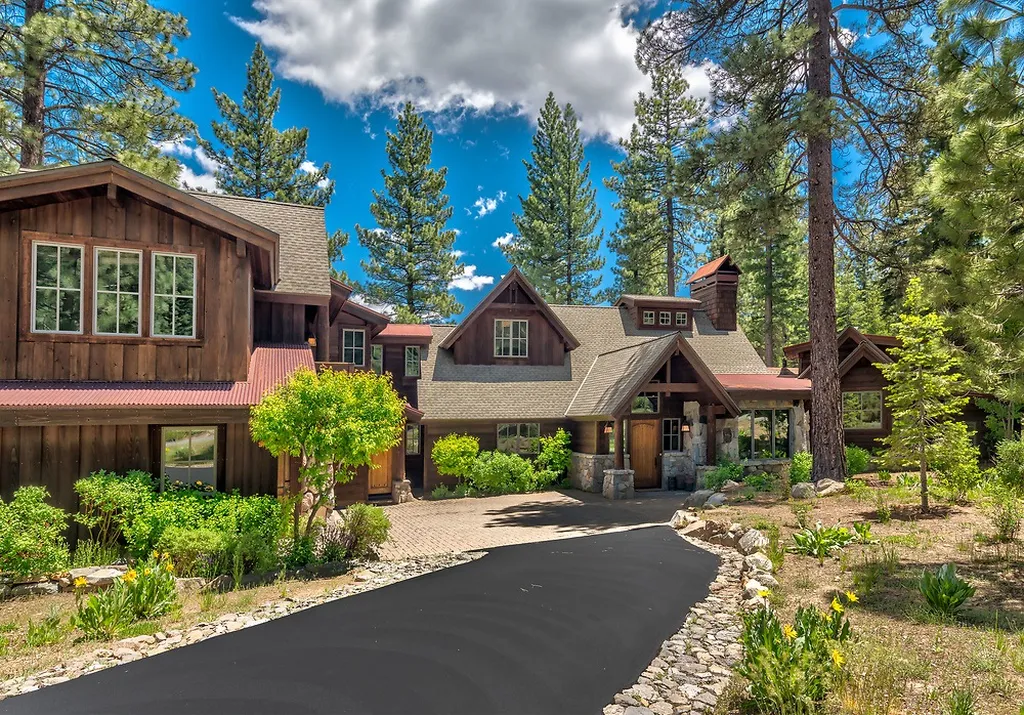 12223 Pete Alvertson Drive Home in Truckee, California. Escape to the serene beauty of Lake Tahoe in this stunning home that offers a fresh perspective on the classic mountain retreat. With a harmonious blend of modern updates and rustic charm, this property is a true gem in one of the most picturesque settings in the world.