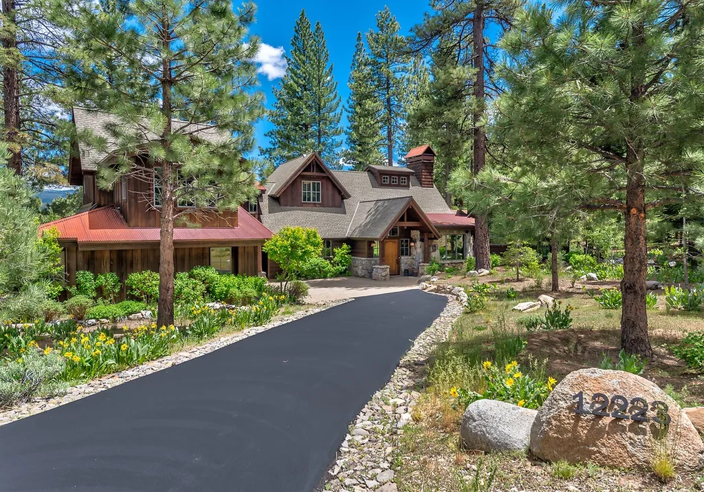 12223 Pete Alvertson Drive Home in Truckee, California. Escape to the serene beauty of Lake Tahoe in this stunning home that offers a fresh perspective on the classic mountain retreat. With a harmonious blend of modern updates and rustic charm, this property is a true gem in one of the most picturesque settings in the world.