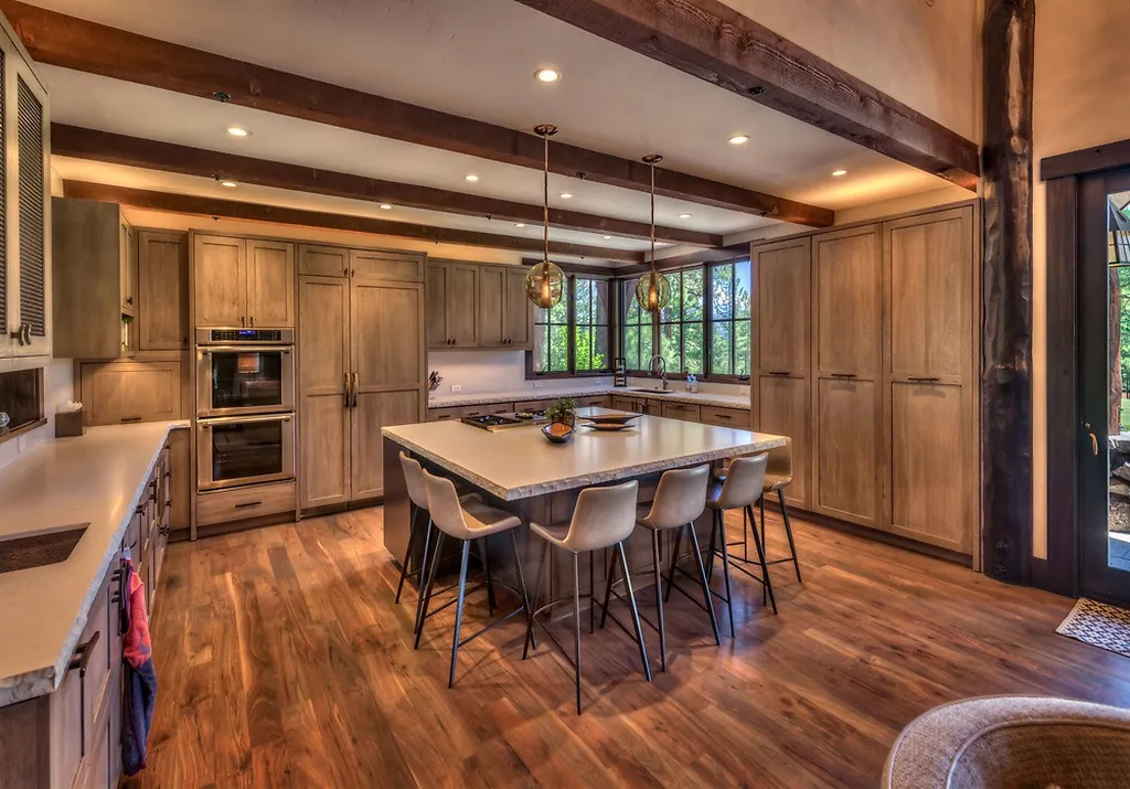 12223 Pete Alvertson Drive Home in Truckee, California. Escape to the serene beauty of Lake Tahoe in this stunning home that offers a fresh perspective on the classic mountain retreat. With a harmonious blend of modern updates and rustic charm, this property is a true gem in one of the most picturesque settings in the world.