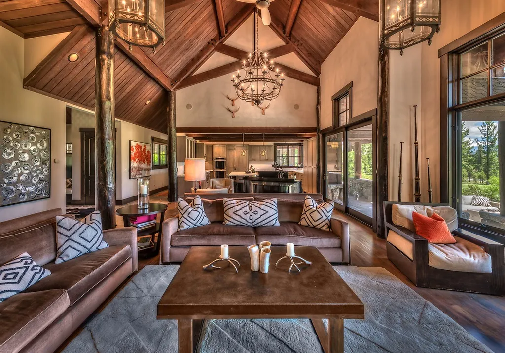 12223 Pete Alvertson Drive Home in Truckee, California. Escape to the serene beauty of Lake Tahoe in this stunning home that offers a fresh perspective on the classic mountain retreat. With a harmonious blend of modern updates and rustic charm, this property is a true gem in one of the most picturesque settings in the world.
