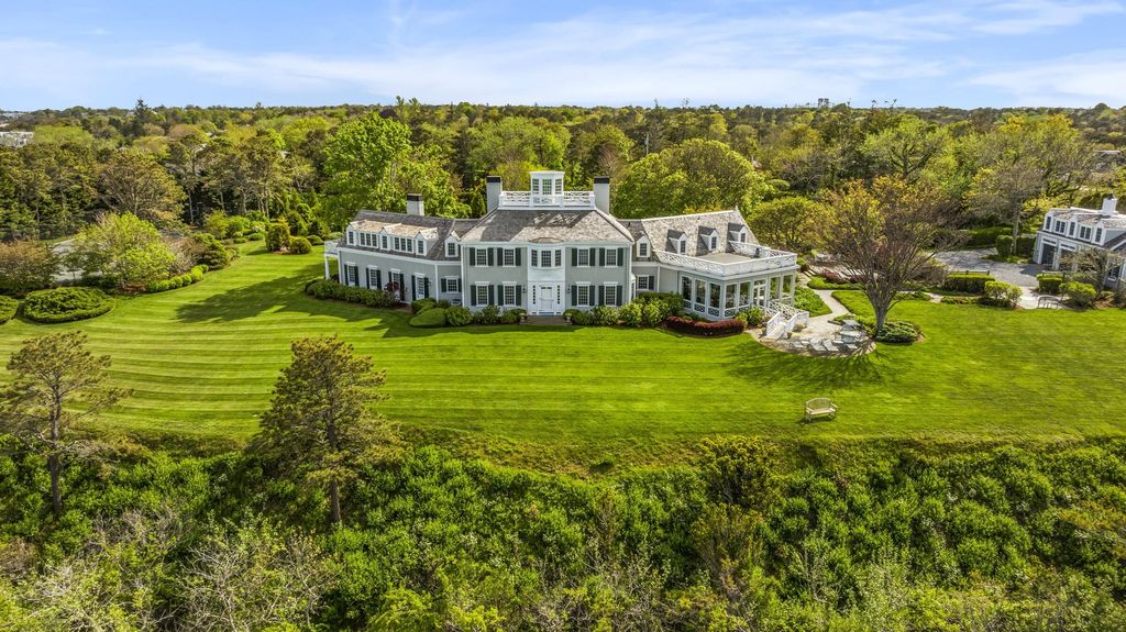 $15.3 Million Oceanfront Estate in North Chatham, Massachusetts Blends Classic Architecture with Modern Luxury