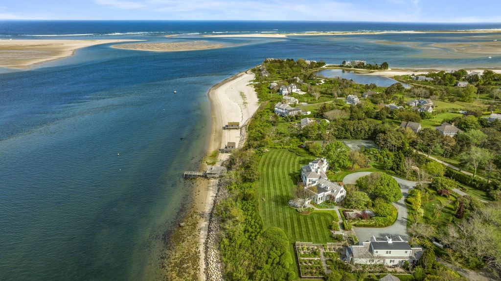 $15.3 Million Oceanfront Estate in North Chatham, Massachusetts Blends Classic Architecture with Modern Luxury
