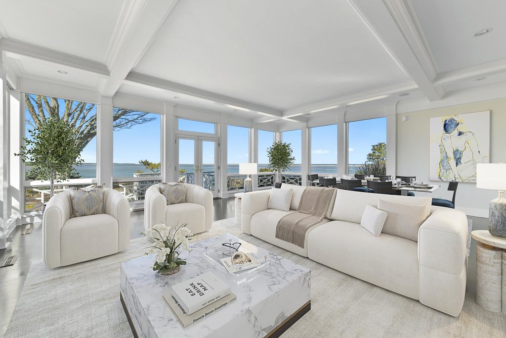 $15.3 Million Oceanfront Estate in North Chatham, Massachusetts Blends Classic Architecture with Modern Luxury