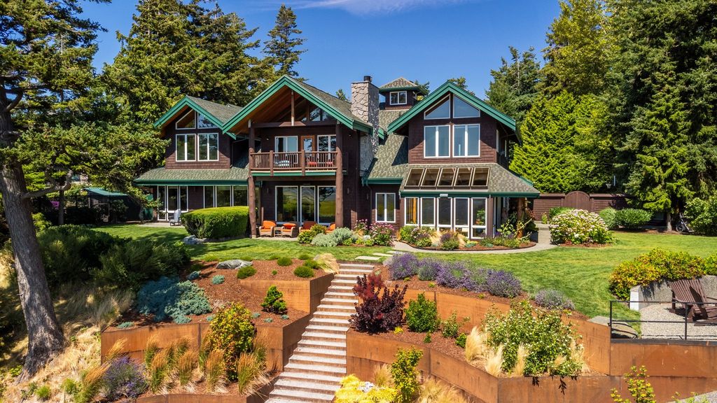 $2.88 Million Home in Washington's San Juan Islands Showcases Artisanal Elegance and Captivating Views