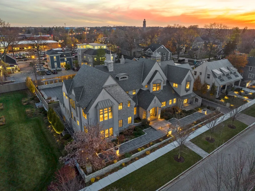 222 West Van Buren Avenue Home in Naperville, Illinois. Experience the epitome of luxury living at the Laurel Estate, a stunning French provincial-style mansion meticulously crafted by Charles Cook Architectural Design Studio. This flagship Midwest estate offers a unique blend of elegant design, spa-like ambiance, and seamless indoor-outdoor spaces. 