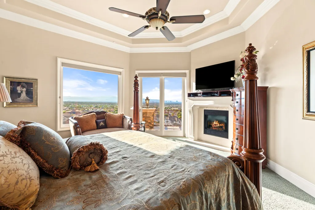 232 Valare Street Home in Henderson, Nevada. Discover the epitome of luxury living in this custom-built split-level home in Las Vegas. With stunning city views, lavish amenities, and meticulous attention to detail, this residence offers the ultimate in upscale living. From the private gated entrance to the infinity pool and spa overlooking the city, this Las Vegas dream home redefines luxury living.