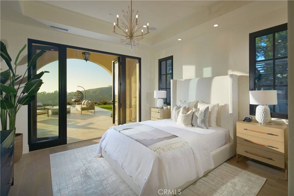 3 Del Mar Home in Newport Beach, California. Nestled behind double gates in the esteemed Estate Collection at Crystal Cove, this brand-new custom home (completed in 2023) graces one of Newport Coast's most coveted streets. Drawing inspiration from classic northern Italian villas, this grand residence offers breathtaking vistas of the Pacific Ocean, Pelican Hill Golf Course, Newport Harbor, verdant canyons, and stunning sunsets. 