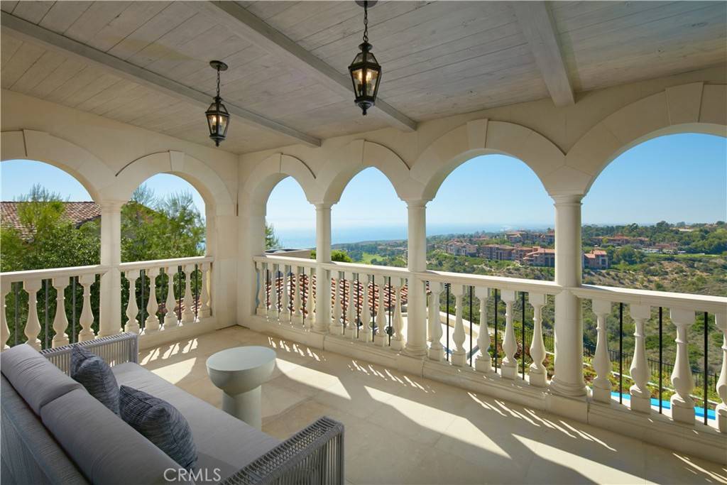 3 Del Mar Home in Newport Beach, California. Nestled behind double gates in the esteemed Estate Collection at Crystal Cove, this brand-new custom home (completed in 2023) graces one of Newport Coast's most coveted streets. Drawing inspiration from classic northern Italian villas, this grand residence offers breathtaking vistas of the Pacific Ocean, Pelican Hill Golf Course, Newport Harbor, verdant canyons, and stunning sunsets. 