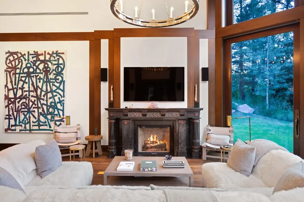 41 Popcorn Lane Home in Aspen, Colorado. Discover a truly remarkable property nestled in the heart of Aspen, where the Roaring Fork River flows just steps from your door. This unique estate, comprised of 41 Popcorn Lane and 100 Difficult Lane, offers an unbeatable combination of location, luxurious living, and stunning natural beauty.