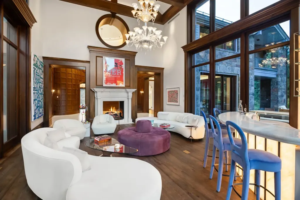 41 Popcorn Lane Home in Aspen, Colorado. Discover a truly remarkable property nestled in the heart of Aspen, where the Roaring Fork River flows just steps from your door. This unique estate, comprised of 41 Popcorn Lane and 100 Difficult Lane, offers an unbeatable combination of location, luxurious living, and stunning natural beauty.