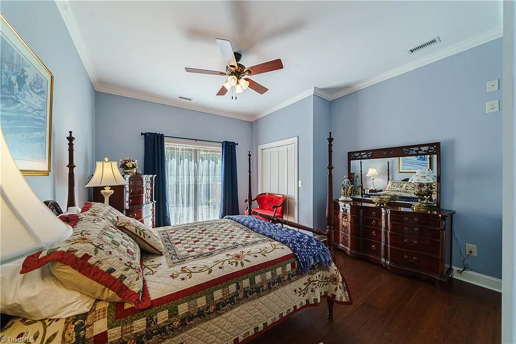 5712 Summit Road Home in Purlear, North Carolina. Explore this exceptional 128+ acre mountain retreat with a gated entrance, a timber-frame home boasting 5 bedrooms and 5 bathrooms. Enjoy the beauty of two spring-fed creeks that encircle the fieldstone exterior of the home.