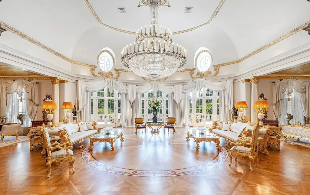 841 Merion Square Road Home in Gladwyne, Pennsylvania. This exceptional French Chateau estate, a rare gem designed by renowned architect F.L. Bissinger, awaits its new owner. Nestled on over 7 private and serene acres in prestigious Gladwyne, this regal compound is surrounded by meticulously manicured gardens, lush grounds, majestic fountains, and towering trees, offering an ambiance of unparalleled grandeur.
