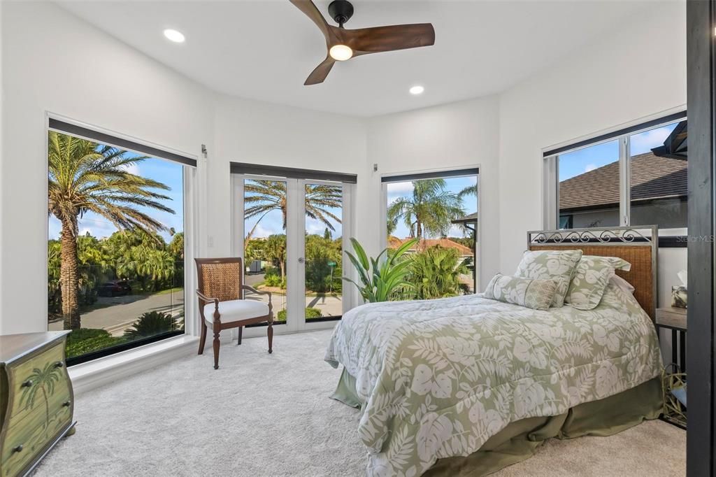 Discover the epitome of luxury living at 2 River Falls Drive, Cocoa Beach, Florida. This 5-bedroom, 6-bathroom custom estate, fully remodeled in 2022, offers 150 feet of pristine river frontage and unobstructed views.