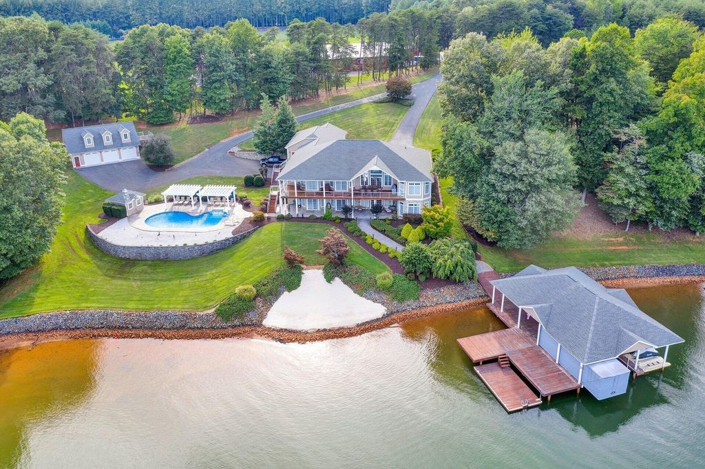 Absolutely Stunning Waterfront Home with Exquisite Barn in Moneta, Virginia Offered at $4,499,500