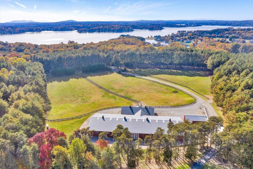 Absolutely Stunning Waterfront Home with Exquisite Barn in Moneta, Virginia Offered at $4,499,500