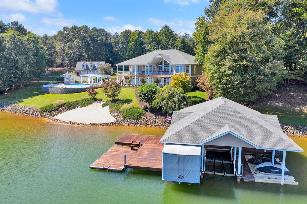Absolutely Stunning Waterfront Home with Exquisite Barn in Moneta, Virginia Offered at $4,499,500
