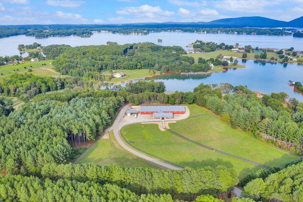 Absolutely Stunning Waterfront Home with Exquisite Barn in Moneta, Virginia Offered at $4,499,500