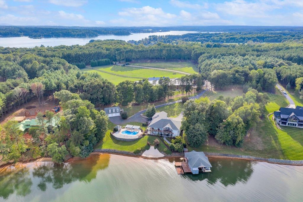 Absolutely Stunning Waterfront Home with Exquisite Barn in Moneta, Virginia Offered at $4,499,500