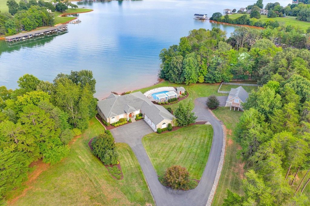 Absolutely Stunning Waterfront Home with Exquisite Barn in Moneta, Virginia Offered at $4,499,500