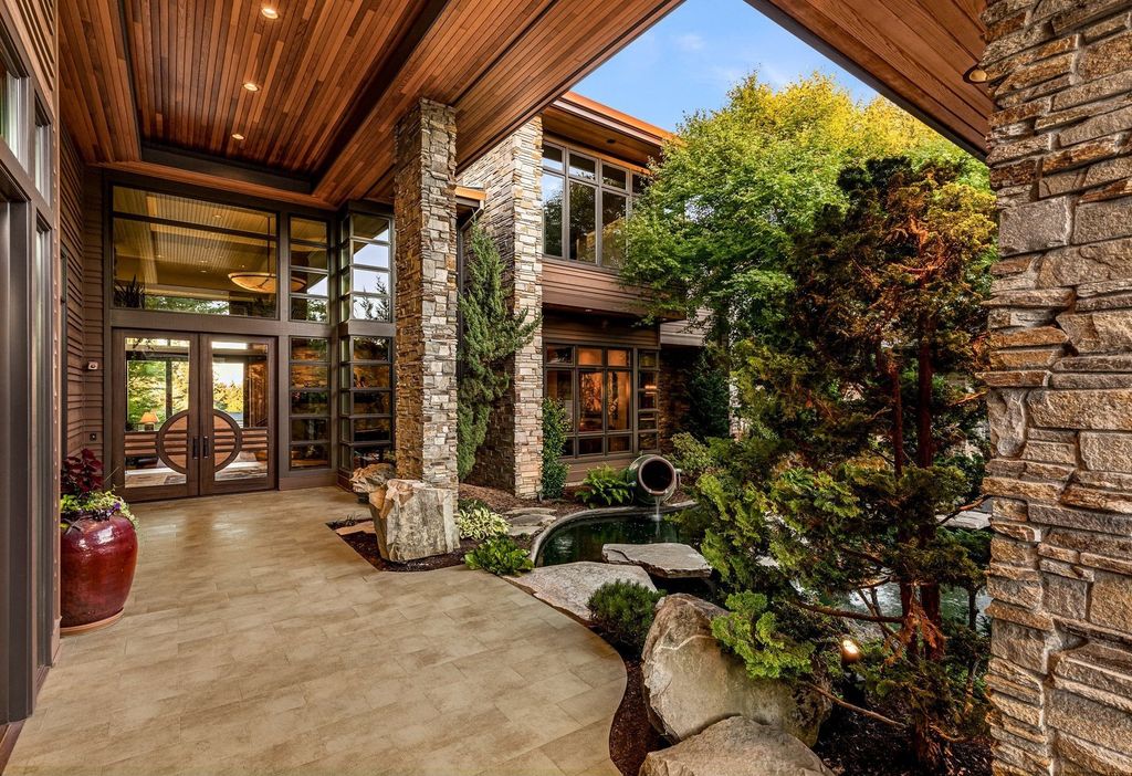 Architectural Marvel: Frank Lloyd Wright-Inspired Masterpiece on 2.2  Manicured Acres in Happy Valley, Oregon, Offered at $5.995 Million