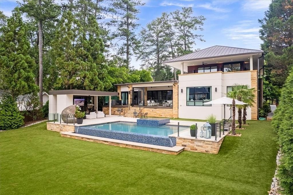 Atlanta Oasis: $3.99 Million Stunning Ultra-Contemporary Home with Lush Landscaping