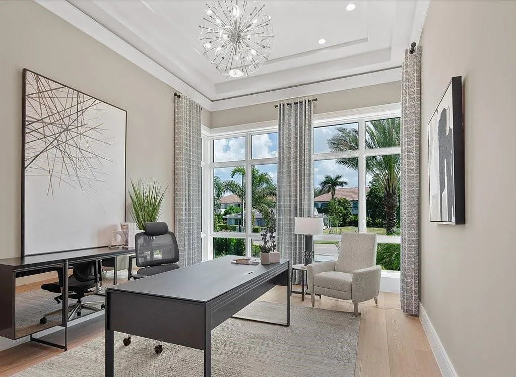 Experience waterfront luxury like never before at 3841 Crayton Road in Naples, Florida. This 5-bedroom, 6-bathroom masterpiece, built in 2023, is the result of a remarkable collaboration between Knauf Koenig, Falconer Jones, and Clive Daniel interior designers.