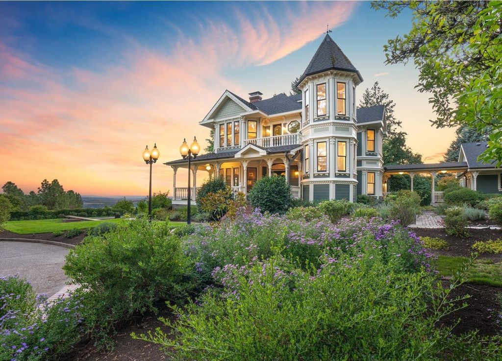 Charming Victorian-Style Storybook Home in Newberg, Oregon Hits the Market at $2.295 Million