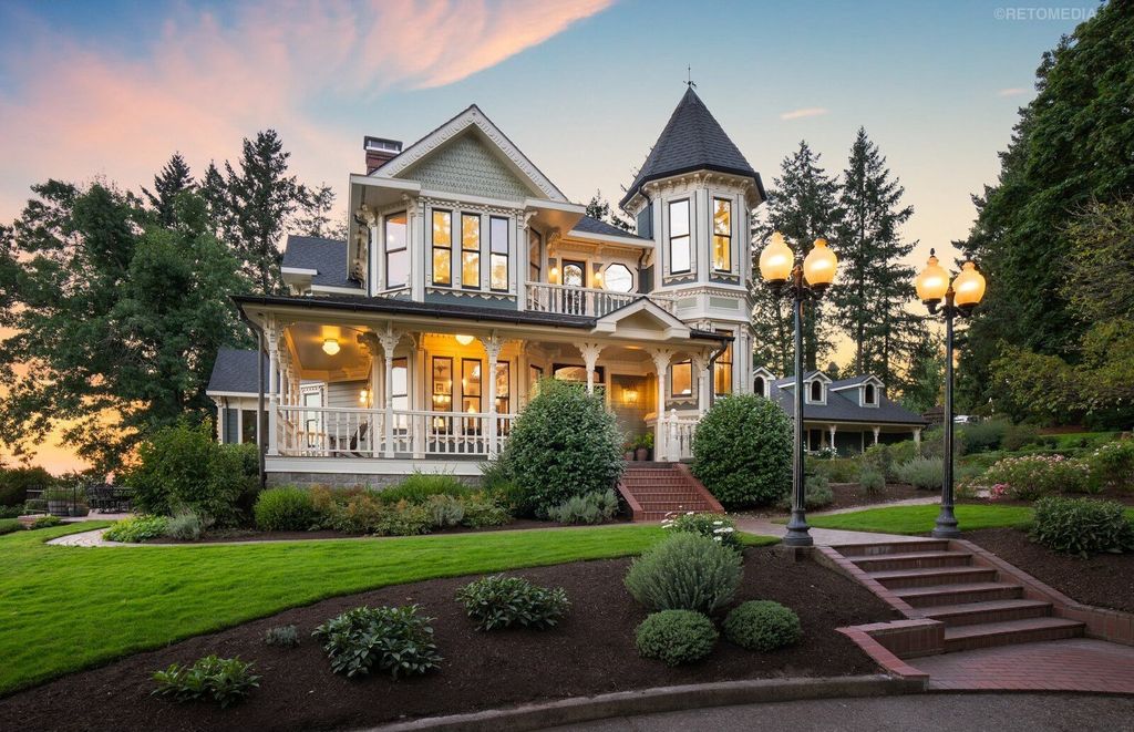 Charming Victorian-Style Storybook Home in Newberg, Oregon Hits the Market at $2.295 Million