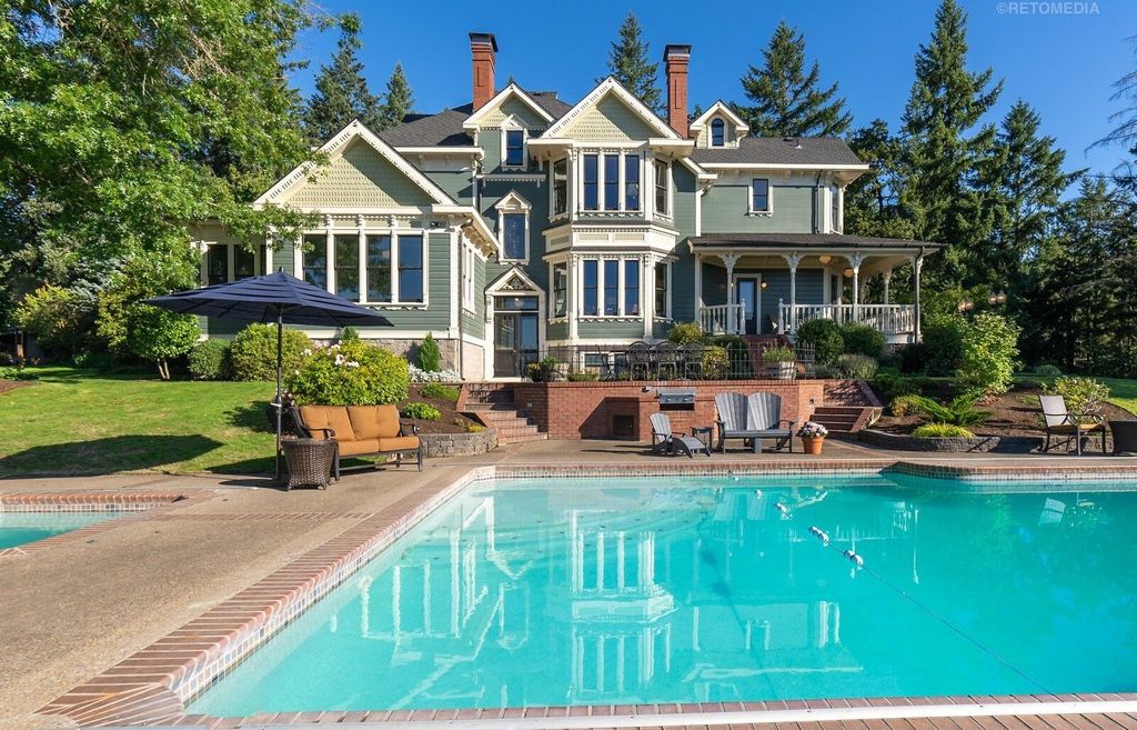 Charming Victorian-Style Storybook Home in Newberg, Oregon Hits the Market at $2.295 Million