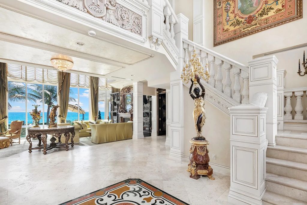 Imagine waking up to a stretch of your own private beach along the east coast of the renowned luxury destination of Florida. This sandy oasis spans over half an acre and offers an unparalleled coastal living experience, located 4217 S Ocean Blvd, Highland Beach, FL