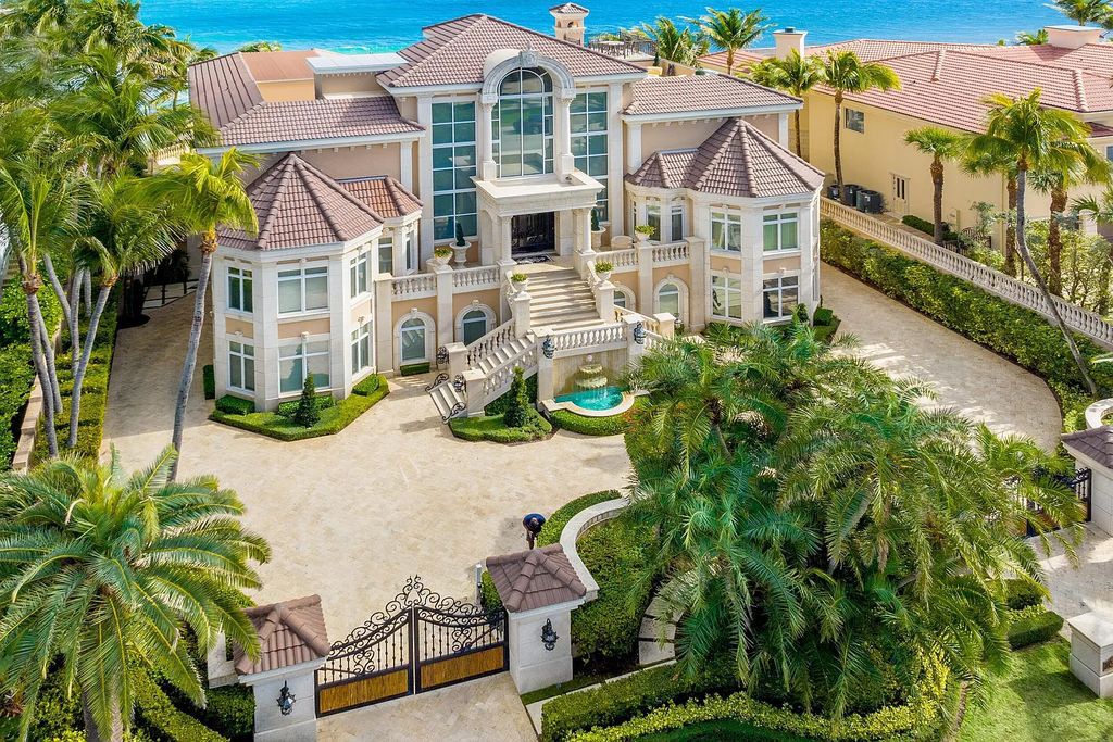 Imagine waking up to a stretch of your own private beach along the east coast of the renowned luxury destination of Florida. This sandy oasis spans over half an acre and offers an unparalleled coastal living experience, located 4217 S Ocean Blvd, Highland Beach, FL