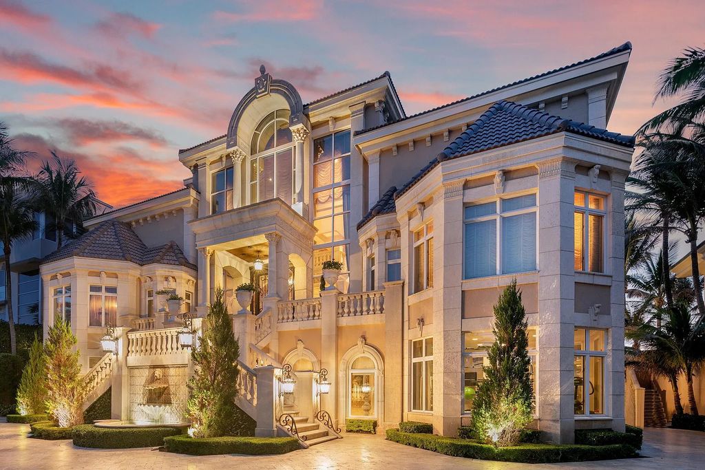 Imagine waking up to a stretch of your own private beach along the east coast of the renowned luxury destination of Florida. This sandy oasis spans over half an acre and offers an unparalleled coastal living experience, located 4217 S Ocean Blvd, Highland Beach, FL