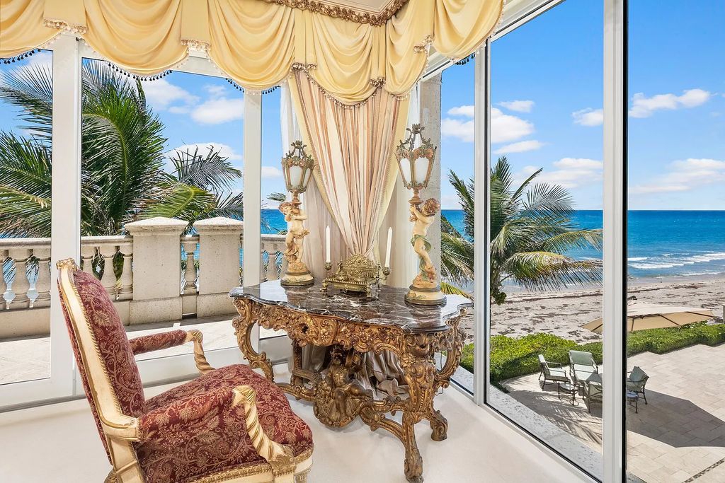 Imagine waking up to a stretch of your own private beach along the east coast of the renowned luxury destination of Florida. This sandy oasis spans over half an acre and offers an unparalleled coastal living experience, located 4217 S Ocean Blvd, Highland Beach, FL