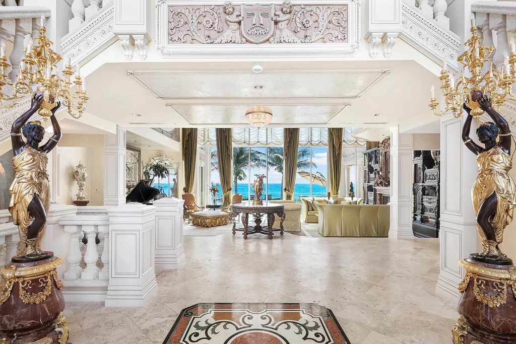 Imagine waking up to a stretch of your own private beach along the east coast of the renowned luxury destination of Florida. This sandy oasis spans over half an acre and offers an unparalleled coastal living experience, located 4217 S Ocean Blvd, Highland Beach, FL