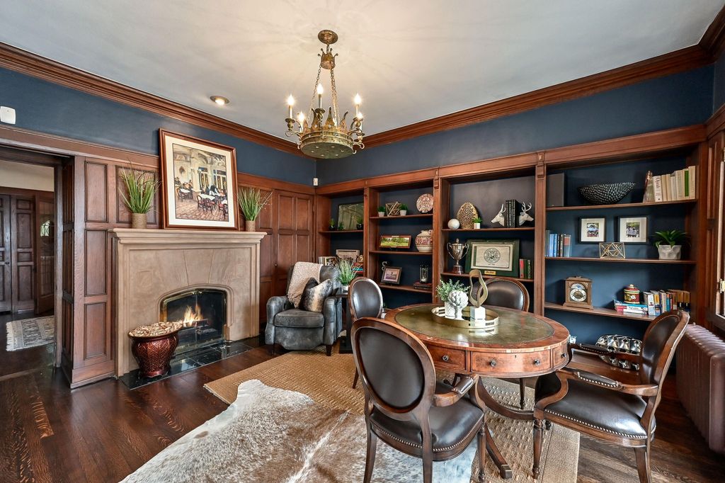 Enchanting Tudor-Style Residence with Breathtaking Lake Michigan Views in Wisconsin for $2.95 Million