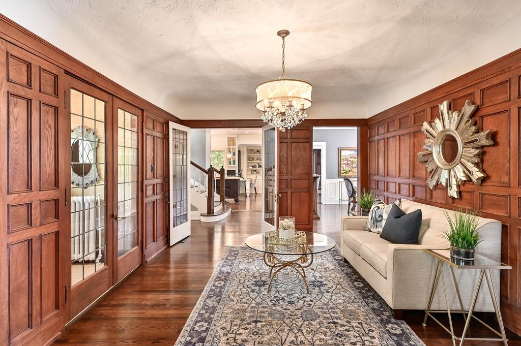 Enchanting Tudor-Style Residence with Breathtaking Lake Michigan Views in Wisconsin for $2.95 Million