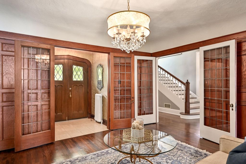 Enchanting Tudor-Style Residence with Breathtaking Lake Michigan Views in Wisconsin for $2.95 Million